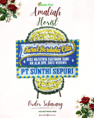 Papan Bunga Duka di Sodo